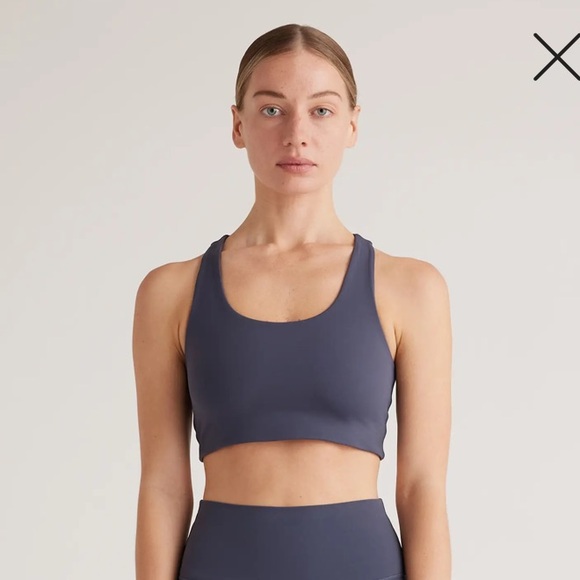 Ultra-Soft Performance Bra and Ultra-Soft Performance Pocket Legging in Blue Fog - Picture 7 of 12